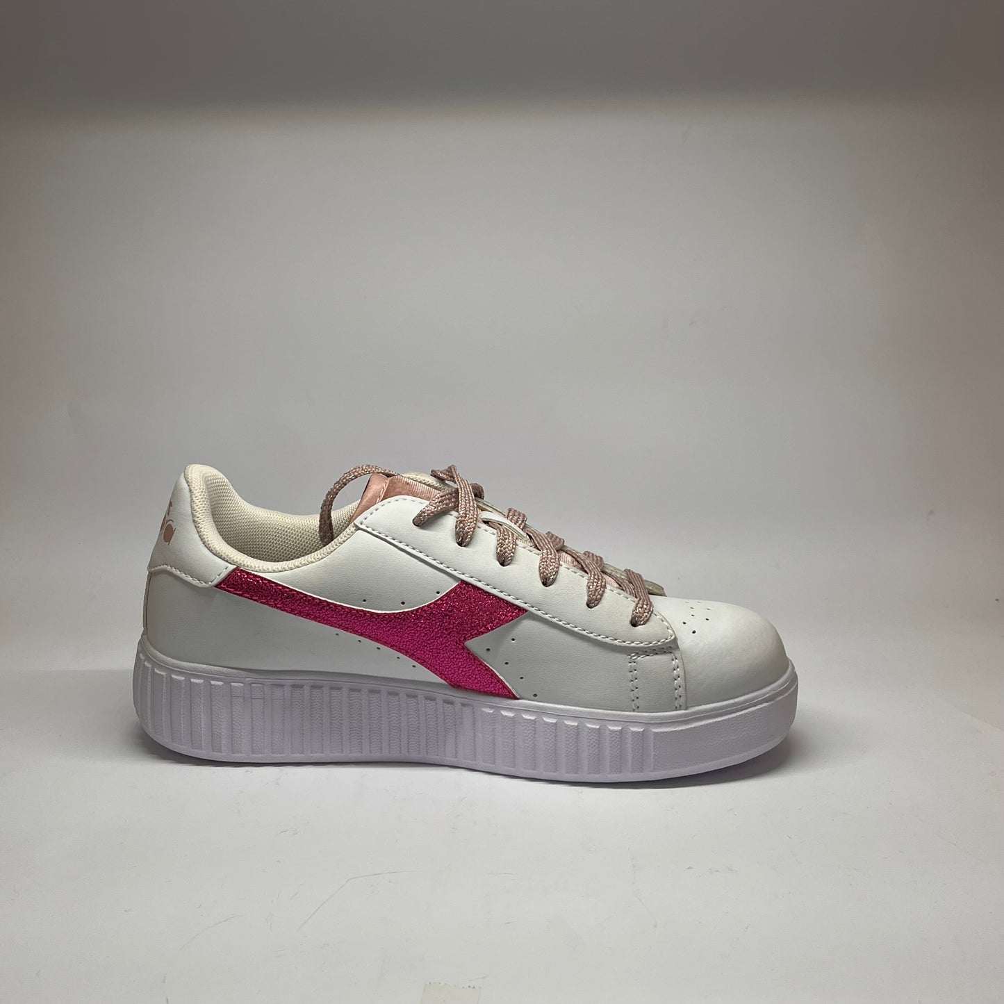 Scarpe Diadora bianco/fuxia game step p Leopard gs