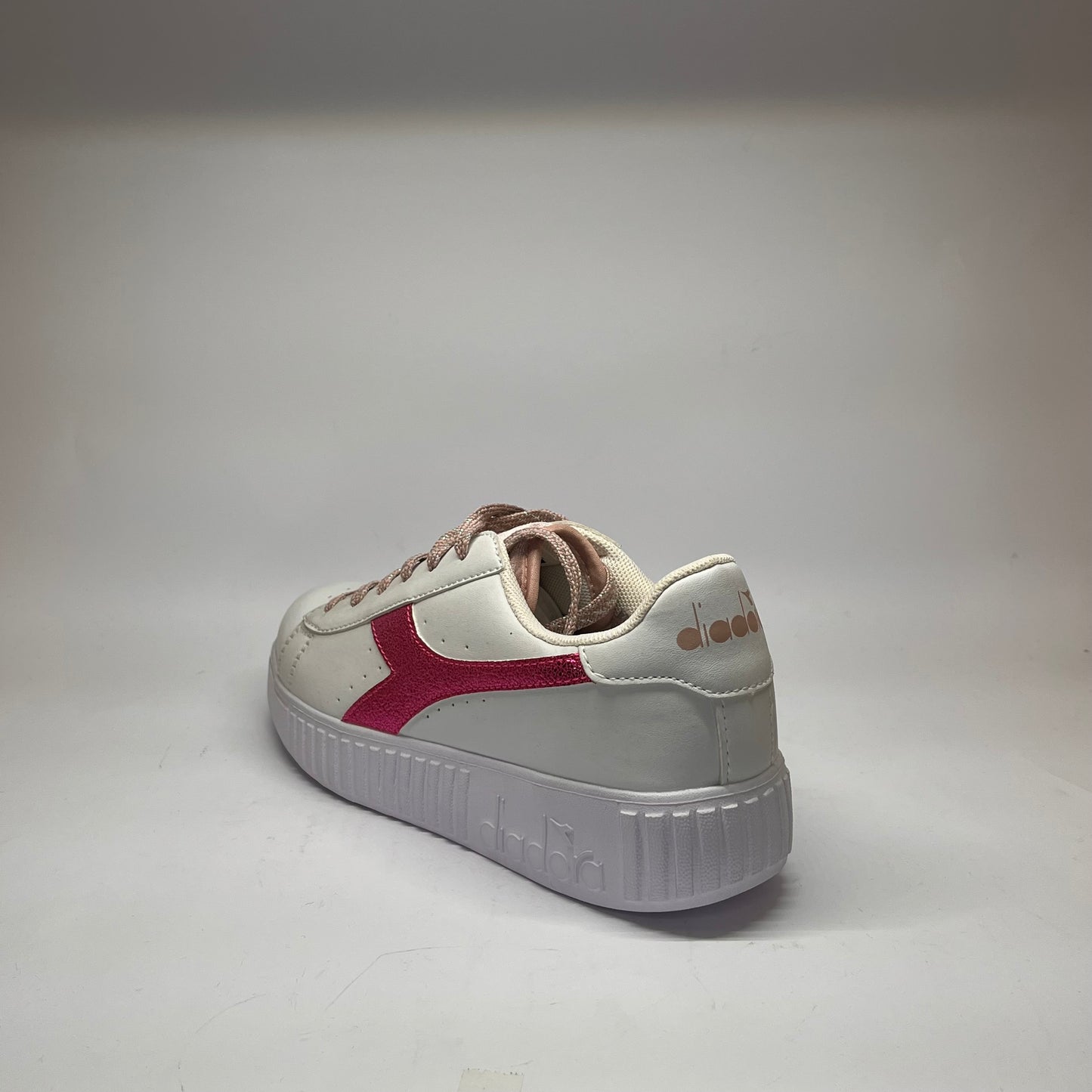 Scarpe Diadora bianco/fuxia game step p Leopard gs