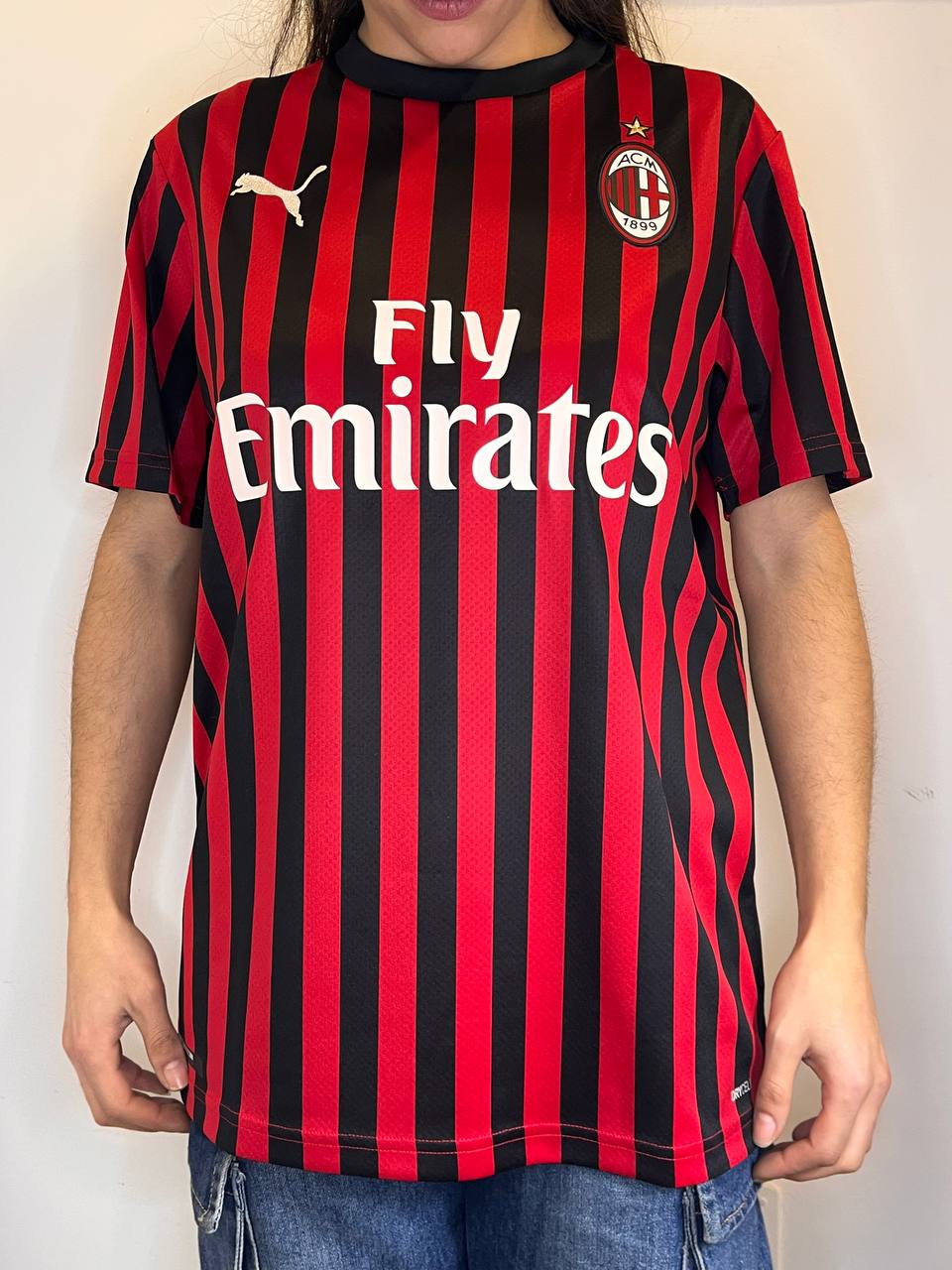 T-shirt AC Milan casa girocollo
