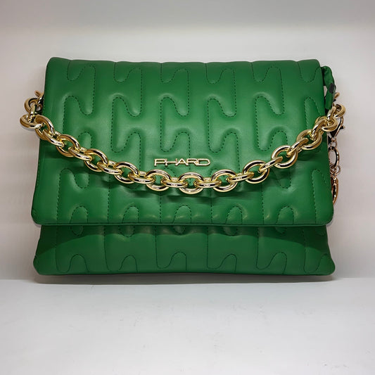 Borsa Phard verde con catena